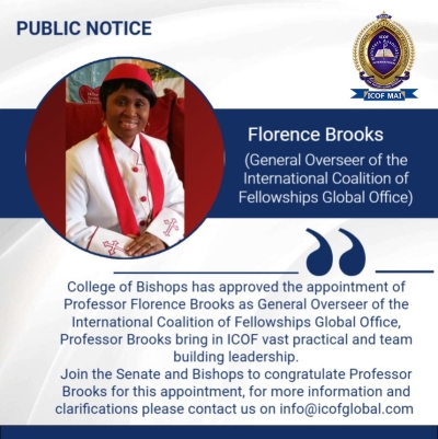 Professor appointed General Overseer